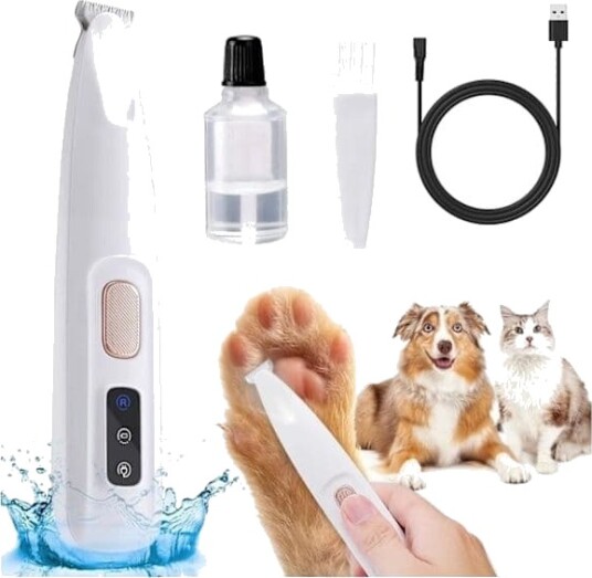 Potetrimmer For Hund Med Led-Lys Stillegående Potetrimmer For Hund Med Led-Lys Stillegående