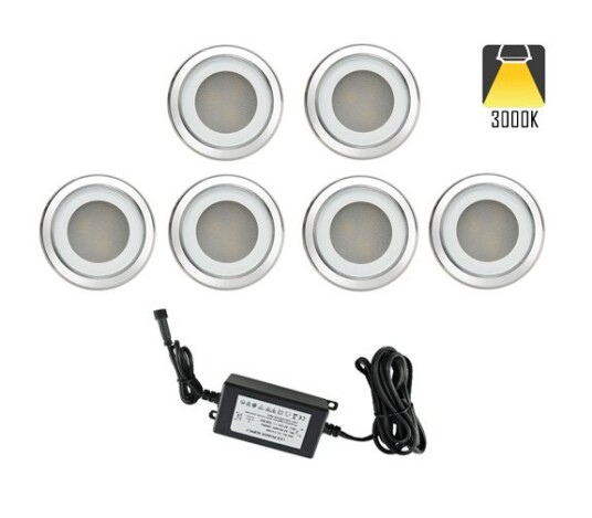 Nordic Terrassebelysning A2 6 X 0,8W Varmhvit IP67 Dimbar