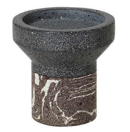 Broste Copenhagen Idun lysestake 10 cm brown/grey Broste Copenhagen Idun lysestake 10 cm brown/grey