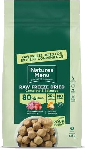 Natures Menu Dog Freeze Dried Lam 625g