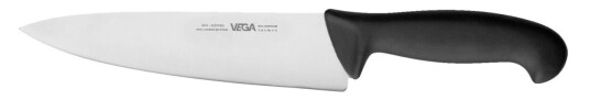 VEGA Kokkekniv Messina; Bladlengde 20 cm, 33 cm (L); Svart/Sølvfarge VEGA Kokkekniv Messina; Bladlengde 20 cm, 33 cm (L); Svart/Sølvfarge