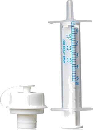 Dropless doseringssprøyte med flaskeadapter 5 ml 1 sett