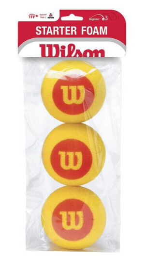 Wilson Starter Foam (3-Pack), Tennisballer Wilson Starter Foam (3-Pack), Tennisballer