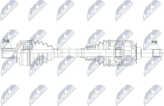Nty Drivaksel NTY NPW ME 218 Nty Drivaksel NTY NPW ME 218