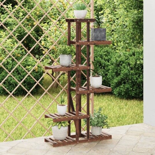 vidaXL Blomsterstativ 75x25x140,5 cm heltre gran