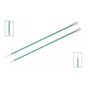 KnitPro Zing Strikkepinde / Jumperpinde Messing 30cm 3,25mm / 11.8in U