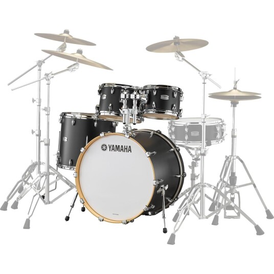 Yamaha Tour Custom 22" Shell Pack Liquorice Satin 22,16,12,10