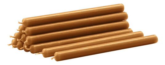 STOFF Nagel 12-pk Stearinlys Camel - Ro og Enhetlig Belysning