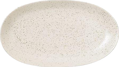Broste Copenhagen  Nordic Vanilla ovalt fat 17x30 cm
