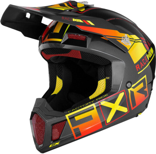 FXR Clutch CX Pro MIPS Motocross Hjelm XL Grå Gul FXR Clutch CX Pro MIPS Motocross Hjelm XL Grå Gul
