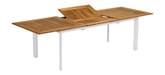 Hillerstorp NYDALA Bord 96 x 200/280 cm Hvit 1682495-02-0 1525573-01-2