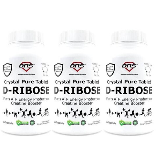 DNS 3-Pack 100% D-Ribose - 3 X 150 Tabs DNS 3-Pack 100% D-Ribose - 3 X 150 Tabs