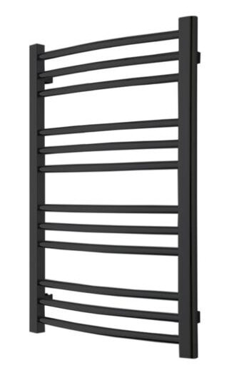 TVS Nemo 12 Håndkletørker t/Sentral-/Fjernvarme 785x510 mm, Sort