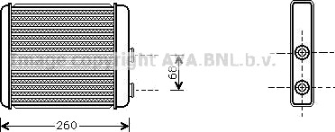 Varmeapparat register PRASCO OL6259 Varmeapparat register PRASCO OL6259