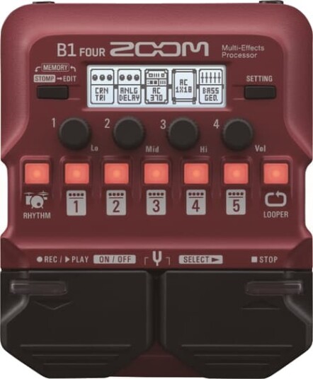 Zoom B1Four Bass Multi Effect Zoom B1Four Bass Multi Effect