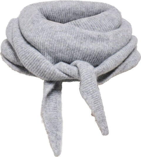 Only Bolette Knitted Scarf Grå ONE SIZE