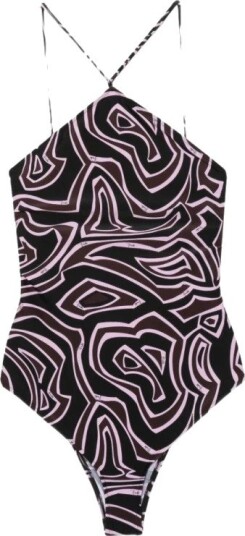 Pucci Dame Svømmetøy Brun L, Pucci Dame Svømmetøy Brun L,