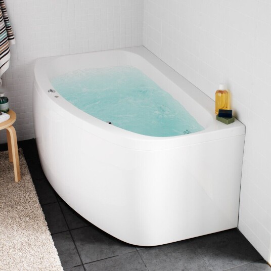 Hafa Aqua 160R Badekar/Massasjekar 1545x945 mm, System Deluxe Hafa Aqua 160R Badekar/Massasjekar 1545x945 mm, System Deluxe