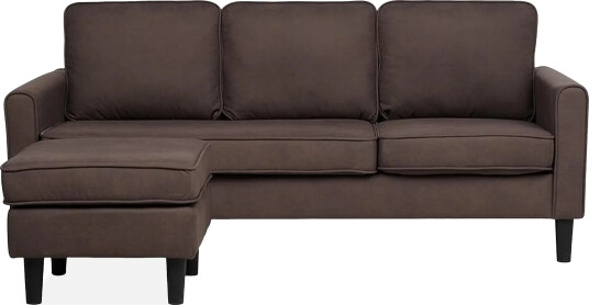 Avesta Sofa 2 4 Sete Med Fotskammel Brun