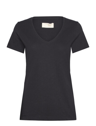 MOS MOSH Mmarden Organic V-Ss Tee - Black - XL