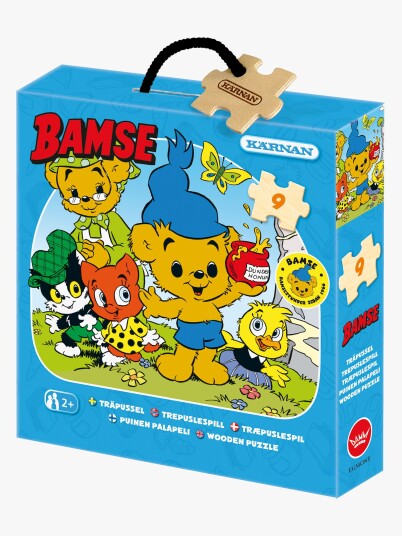 Da Bamse Var Liten Trepuslespill 9 Brikker Da Bamse Var Liten Trepuslespill 9 Brikker