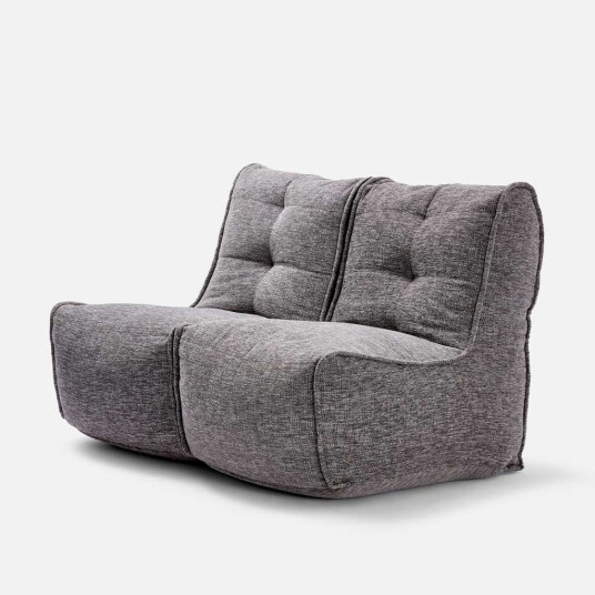 Twin Couch Modulsofa Luscious Gray Grå Twin Couch Modulsofa Luscious Gray Grå