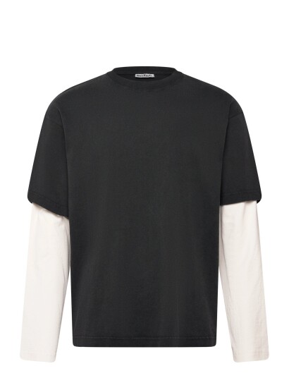 Weekday Long Sleeve Double Layer   Black   M