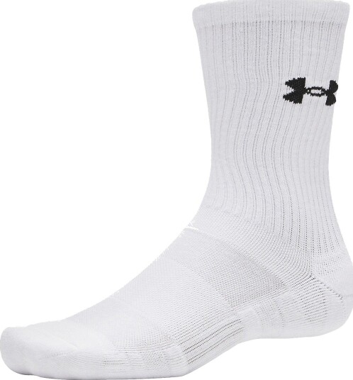 Under Armour Sportssokker UA Performance Cotton 3 pakning Hvit