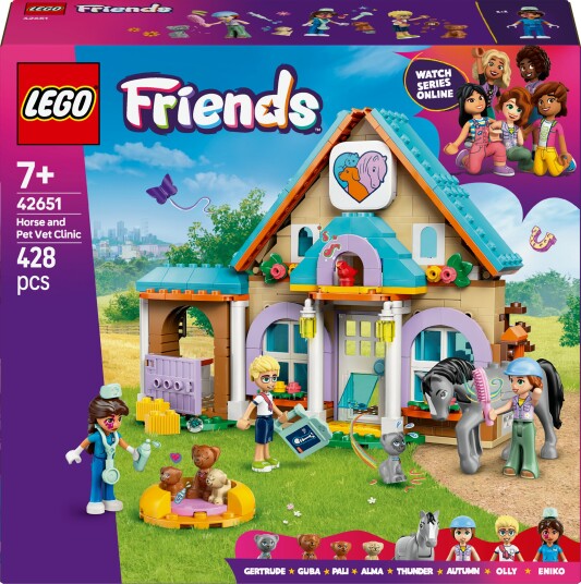 LEGO Friends 42651 Dyreklinikk med hest og kjæledyr LEGO Friends 42651 Dyreklinikk med hest og kjæledyr