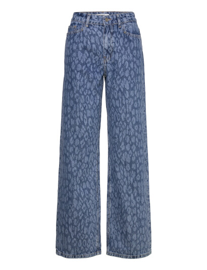 Dante6 Dante6 Nuit Leopard Wide Leg Jeans Blue 28