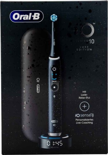 Oral-B iO Series 10 Elektrisk Tannbørste Luxe Edition Svart Oral-B iO Series 10 Elektrisk Tannbørste Luxe Edition Svart