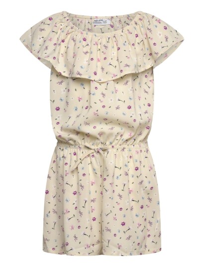 Name It Nkfvinaya Ss Playsuit Fffff Noos Cream 122