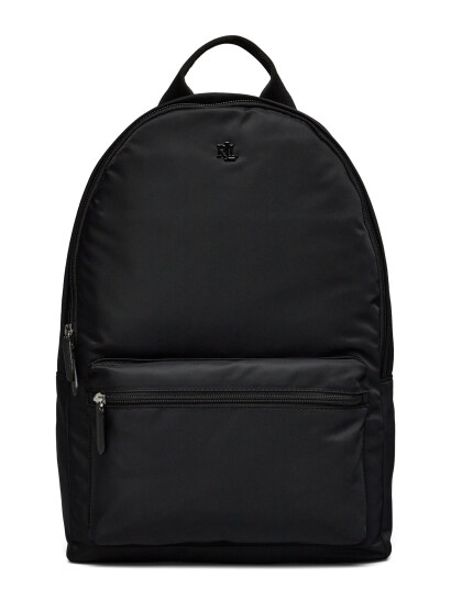 Lauren Ralph Lauren Nylon Medium Stevie Backpack - Black - ONE SIZE