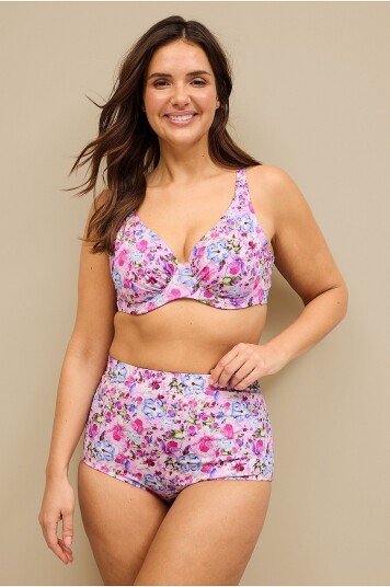 Ellos Plus Collection Alyson Maxi Bikini Rosa Rosa