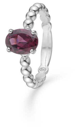 Mads Z Berry Granat Ring Sølv 2146092-54 - Dame - 925 sterling silver Mads Z Berry Granat Ring Sølv 2146092-54 - Dame - 925 sterling silver