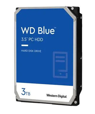 Wd Blue 3tb 3.5" 5,400rpm Sata-600
