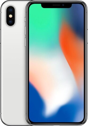 Apple iPhone X 256GB Sølv Mobiltelefon med Retina OLED-skjerm Apple iPhone X 256GB Sølv Mobiltelefon med Retina OLED-skjerm