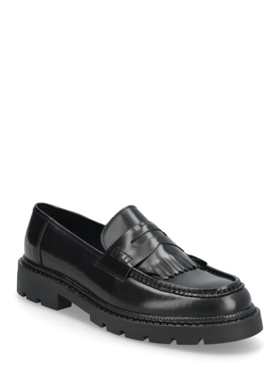 Bianco Biajeff Fringe Loafer Polido Black 42