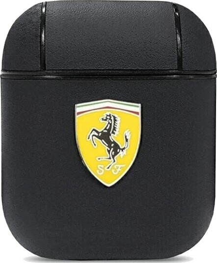 Ferrari On Track Leather Case for AirPods 1/2 Black Ferrari On Track Leather Case for AirPods 1/2 Black