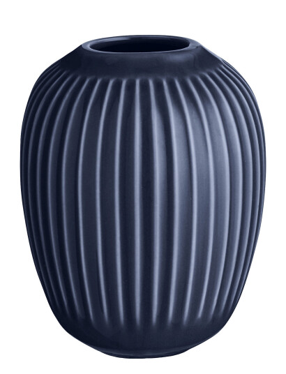 Kähler Hammershøi Vase Blue Kähler INDIGO H10.5CM