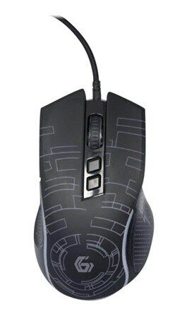 Gembird MUSG-RGB-01 - mouse - USB 2.0 - black - Mus - 7 - Svart