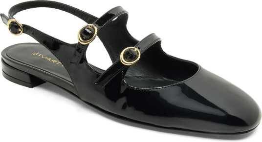 Stuart Weitzman Benni Mary Jane   Black   39