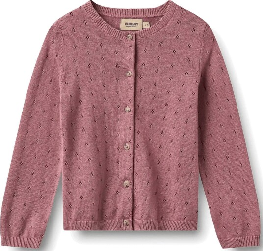 Wheat Knit Cardigan Maia WARM LILAC 152
