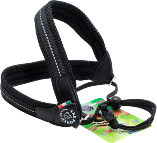 Tre Ponti Hundesele Mesh str. 1 Svart - Ergonomisk og Pustende Tre Ponti Hundesele Mesh str. 1 Svart - Ergonomisk og Pustende