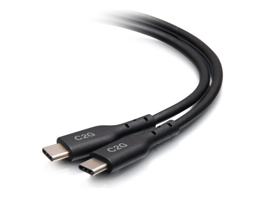 C2G 12ft (3.7m) USB-C Male to USB-C Male Cable (20V 5A) - USB 2.0 (480Mbps) - USB type C-kabel - 24 pin USB-C til 24 pin USB-C - 3.7 m