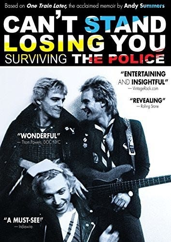 Can't Stand Losing You: Surviving The Police DVD Can't Stand Losing You: Surviving The Police DVD