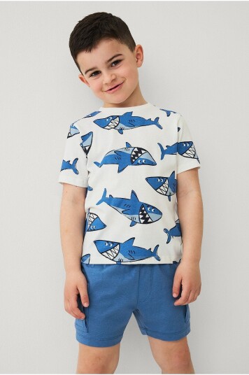 Ellos Collection   Sett i bomullsjersey   Natur