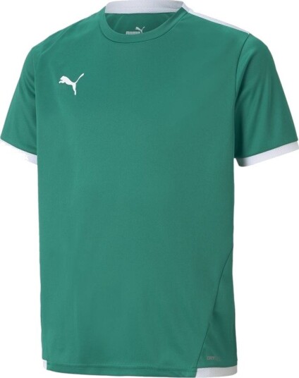 PUMA Spillerdrakt teamLIGA Grønn/PUMA White Barn størrelse 164 cm