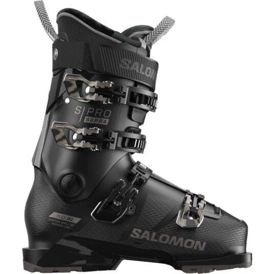 Salomon S/Pro Supra 90 Gw Alpin Skistøvel Dame Black/Light Bronze Met./Black 25.5