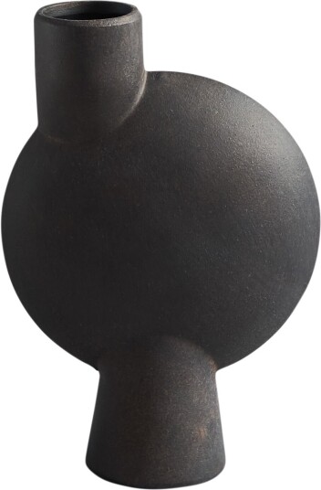 101 Copenhagen Sphere Vase Bubl Medio / Coffee Vaser Kristian Sofus Hansen Svart